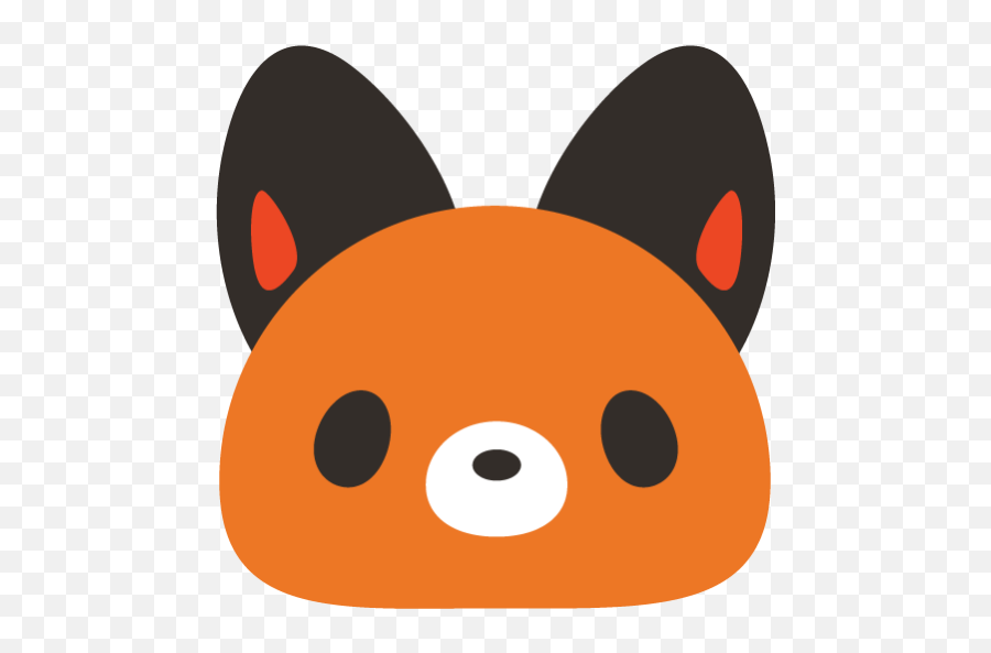 Miki Mart Kawaii Life Emoji,Fox Head Emoji