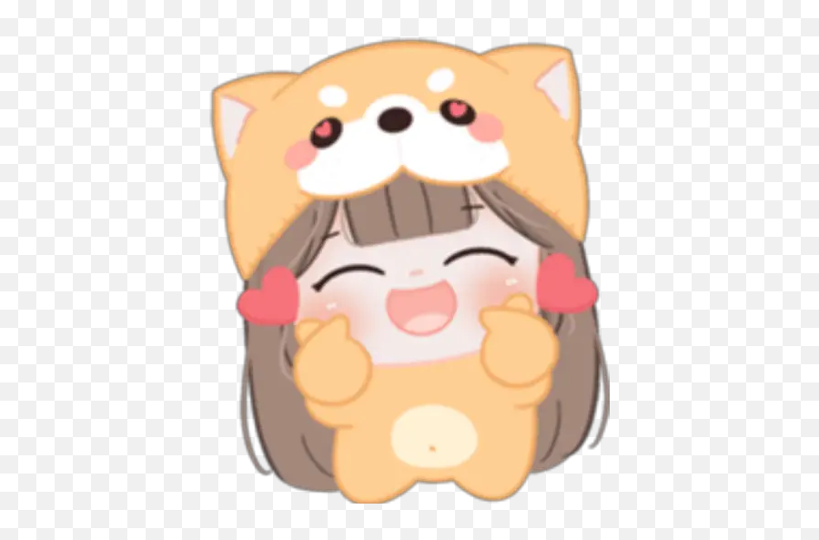 Sticker Maker - Cute Niña Shiba Emoji,Yee Emoji