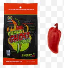 Gummy Ghost Pepper Emoji,Hot Pepper Emoji