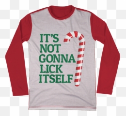 Itu0027s Not Gonna Lick Itself Ugly Christmas Style Long Sleeve Emoji,Christmas Movieemoji Game