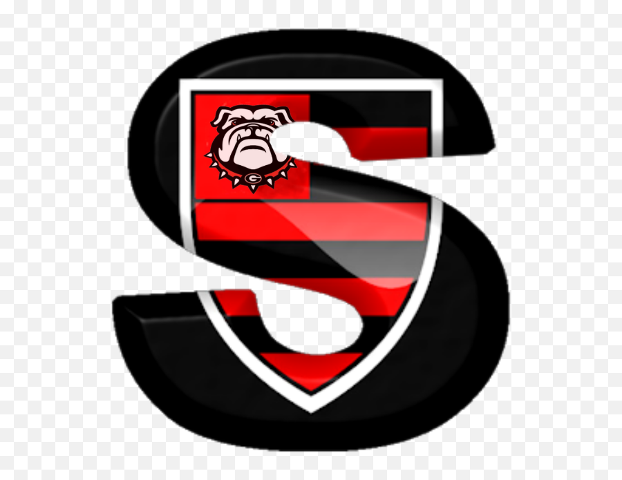 Letter S Letters Sticker - Bulldog Basketball Emoji,Georgia Bulldog Emoji