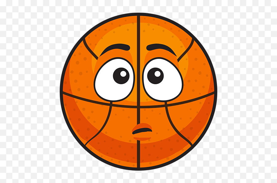 Basmoji - Basketball Emoji U0026 Stickers Keyboard App By Monoara Begum Basketball Smiley Face Black And Orange,Basketball Emoji Messenger