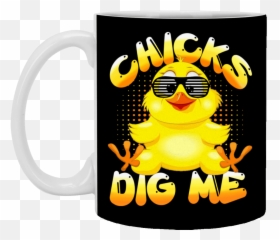 Funny Movie Mug Chicks Dig Me Ceramic Coffee Mug - Funny Magic Mug Emoji,Magic Emoticon