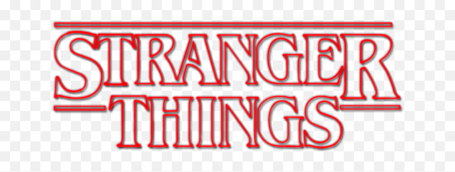 Stranger Things Transparent Background - Horizontal Emoji,Stranger Things Emoji