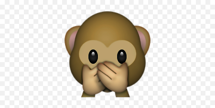 Tumblr Emoji Whatsapp Emoticon Omg Changuito Chango - Monkey Monkey Emoji Png Transparent,Mouth Emoji