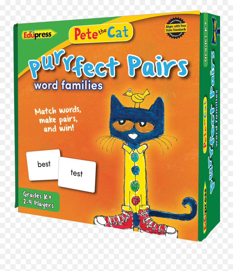 Word Families - Pete The Cat Purrfect Pairs Word Families Emoji,Cat Emotions Ear Chart