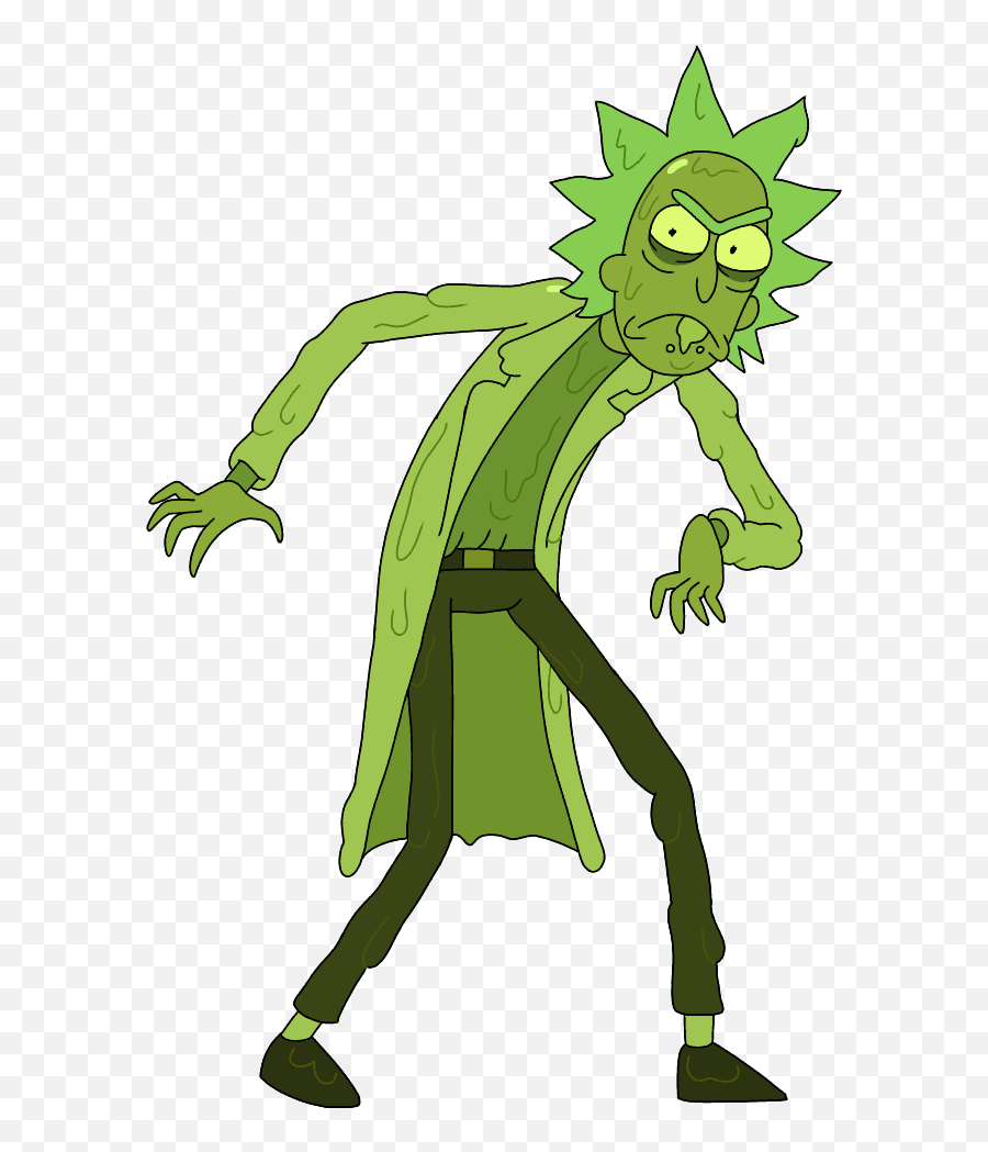 Art Of Rick And Morty - Toxic Rick Emoji,Rick Sanchez Emoticon