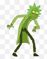 Art Of Rick And Morty - Toxic Rick Emoji,Rick Sanchez Emoticon