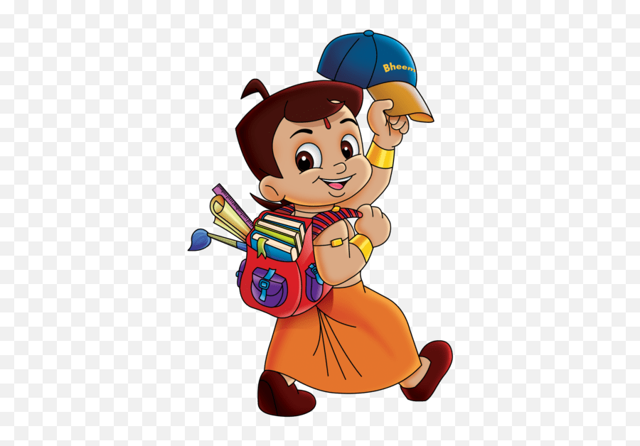 Boy Animation Character - Chotta Bheem Clip Art Emoji,Emotions .obj