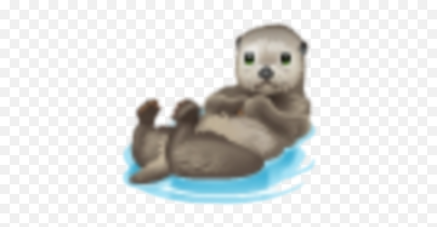 Otter Emoji Nutria Sticker - Soft,Otter Emoji