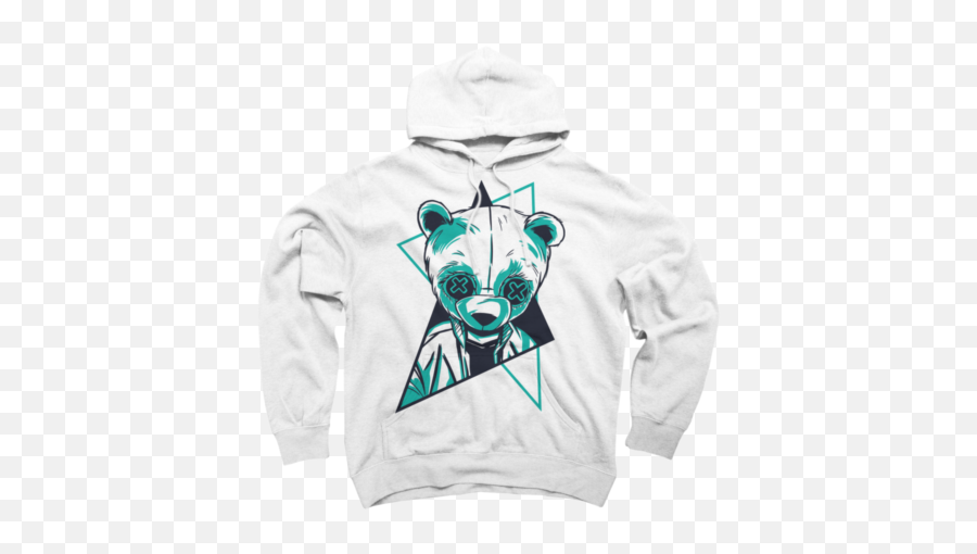 Panda Pullover Hoodies Design By Humans - Hoodie Emoji,Tskull Emoticon