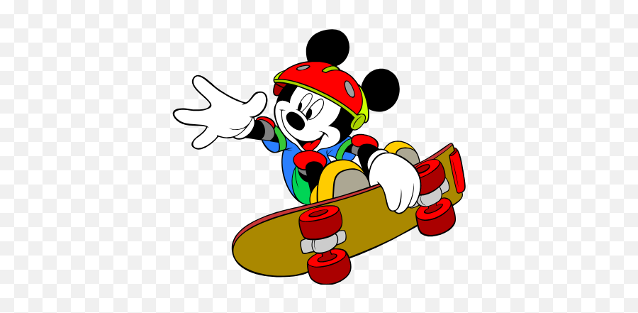 Gtsport Decal Search Engine - Mickey Mouse On Skateboard Emoji,Pote De Catchup Emoticon