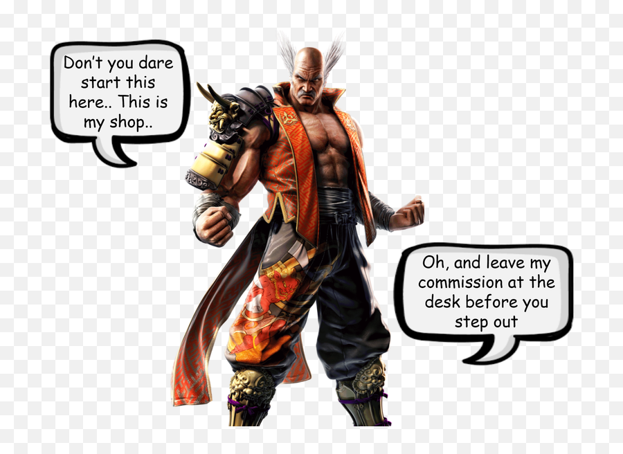 The Time When My Joy U0026 Sorrow Was U0027tekkenu0027 Away Comic - Tekken 7 Heihachi Png Emoji,Obvious Emotions In Comics