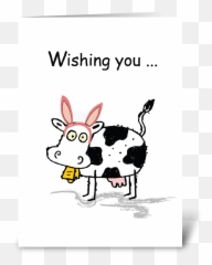 Easter Cow Funny Humor - Cow Moo Emoji,