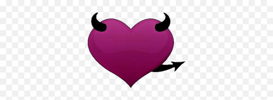 Heart Horns Hearts Daddybrad80 Sticker - Girly Emoji,Pink Heart With Horns Emojis