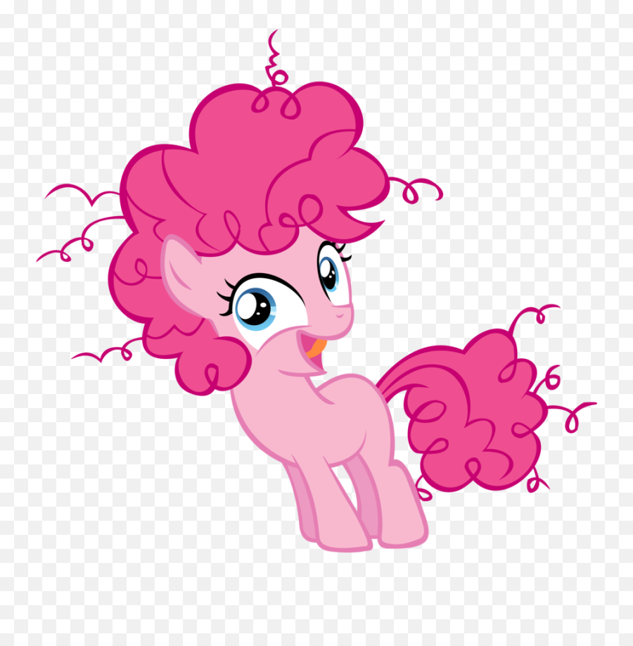 Is Pinkie Pie Cuter With Straight Hair Or Poofy Hair - Mlp Filly Pinkie Pie Emoji,Pinky Pie Emoji