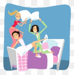 Free Slumber Party Png Download Free - Good Roommate Clipart Emoji,Emojis Ideas Sleepover
