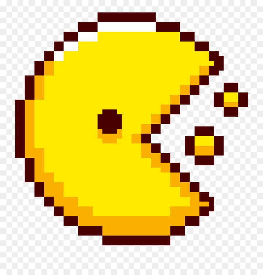 Game Cute 8bits Pixel Pacman Sticker By Lemon Tea - Pacman Pixel Png Emoji,Mastryoshka Pacman Emoticon