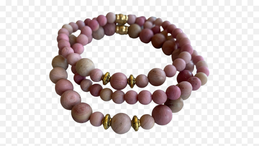 Rhodochrosite Gemstone Bracelet Gift - Solid Emoji,Bracelt That Tekks Ithers Emotions