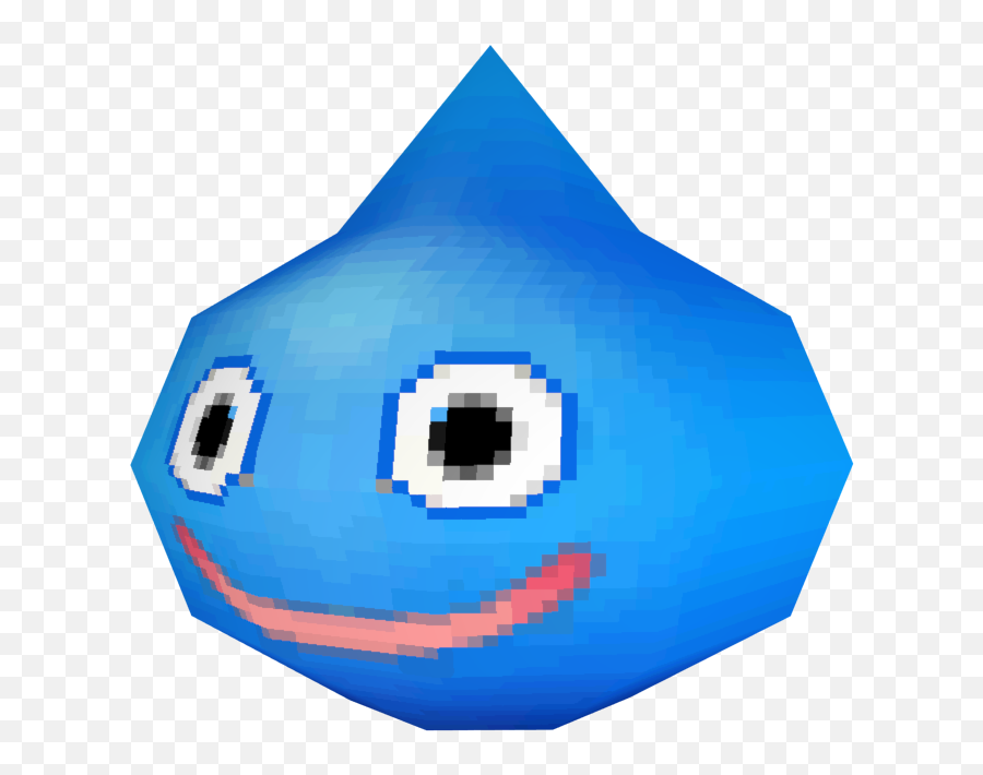 Chonker Bonk Derptatoes Twitter - Dragon Quest Slime Sprite Emoji,Glare Eyes Emoticon