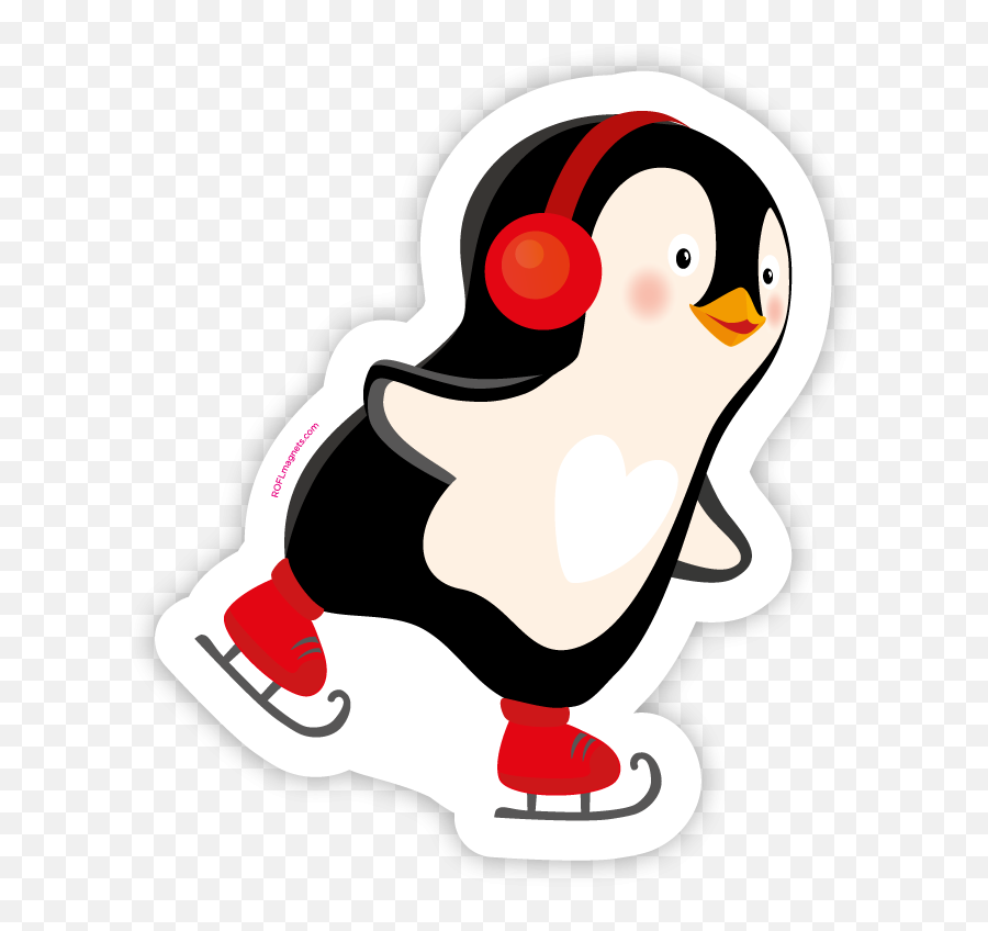 Penguin On Skates - Dot Emoji,Pinguin Emoji