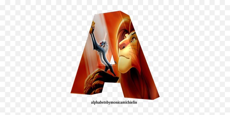 Monica Michielin Alphabets Lion King Alphabet And Icons Png - Lion King Alphabet Emoji,Deus Vult Emoticon