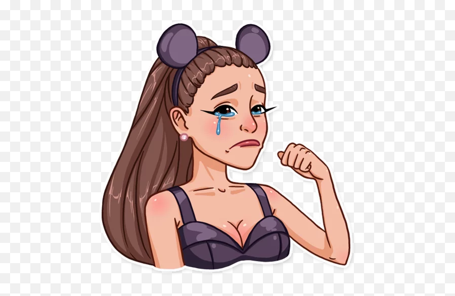 Ariana Grande - Ariana Grande Stickers Telegram Emoji,Emojis De Ariana Grande