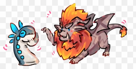 Fanart Chibi Sticker - Cute Teostra Emoji,Monster Hunter World Emojis Transparent
