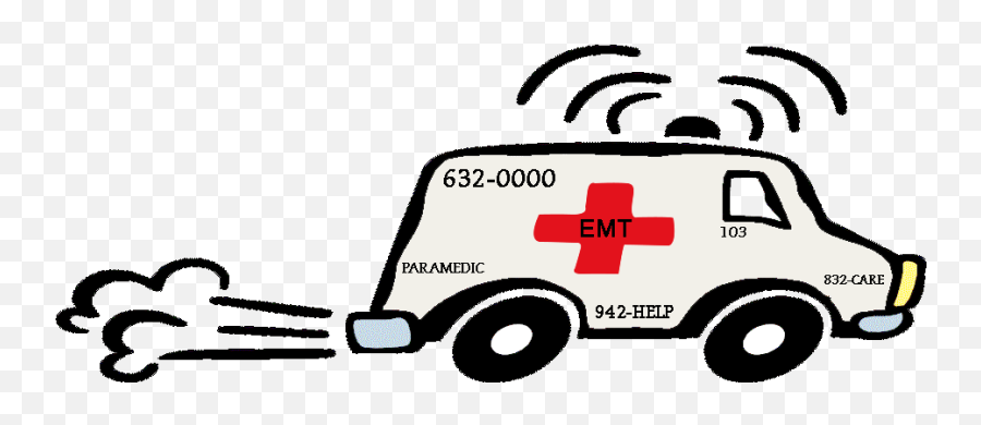 Clip Art Transparent Emt Welcome To Ambulancein - Ambulance Ambulance Clip Art Gif Emoji,S.w.a.t Emoticon Gif