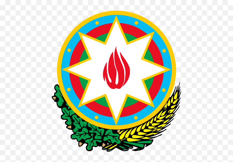 Emblem Of Azerbaijansvg Coat Of Arms Azerbaijan Family - Azerbaijan Coat Of Arms Emoji,Sri Lanka Flag Emoji