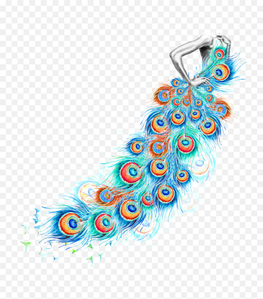 Peacock Feathers Design And Art Png - Watercolor Peacock Feather Painting Emoji,Peacock Feather Ascii Emoticon