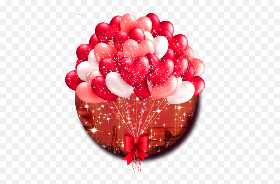 Red Balloon Theme Beauty Red Wallpaper 111 Apk Download Emoji,Messenger Emojis With Effects Balloon Heart