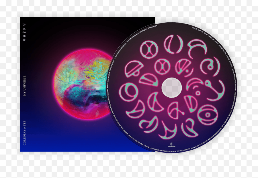 Cd Single My Universe Coldplay X Bts U2014 Us Bts Army Emoji,Coldplay Emojis Song
