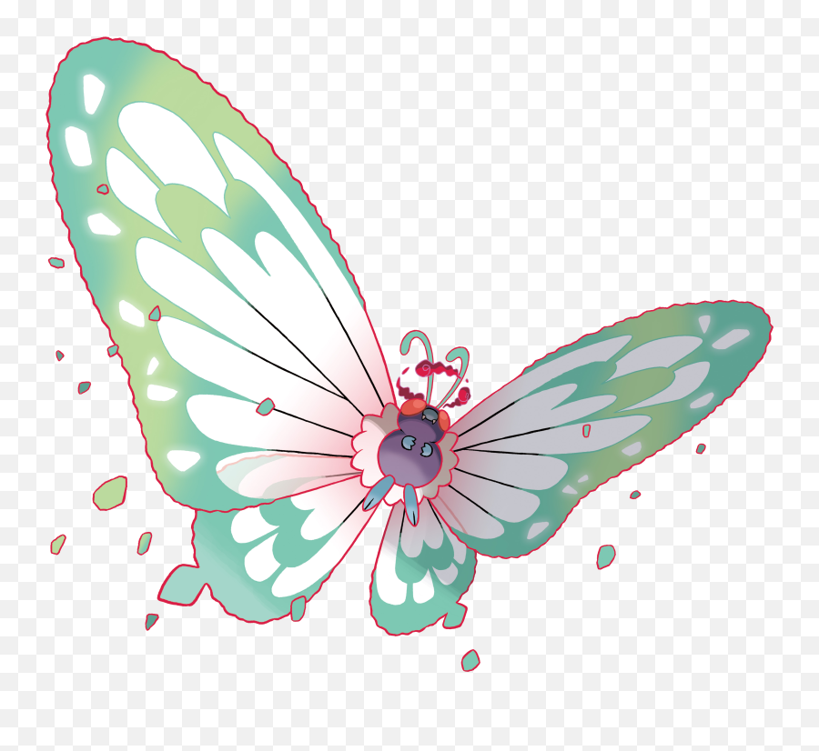 Gigantamax Butterfree Render - Gmax Butterfree Emoji,Sword And Shield Emoji