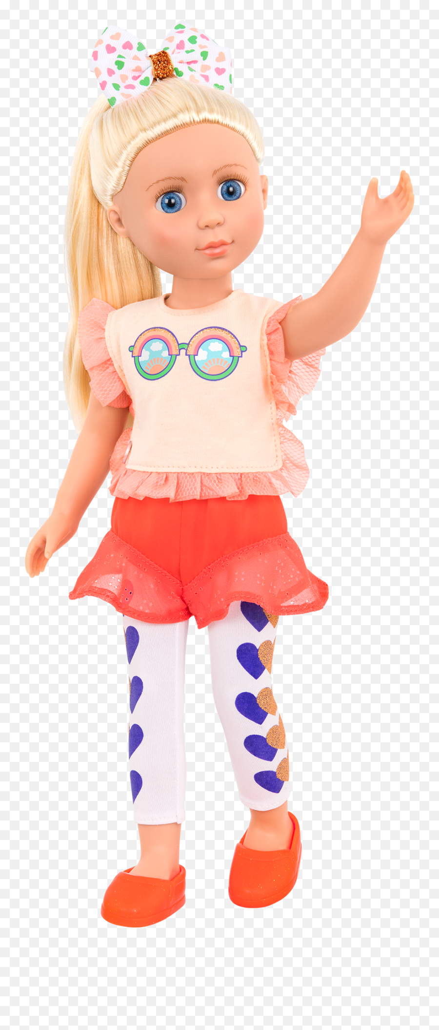 Dayle Posable 14 - Inch Doll Glitter Girls Emoji,Emoji Dancing Dolls