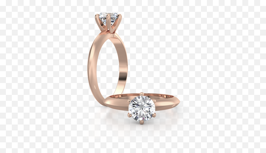 Princess Gem Solitaire Half - Eternity 1 Carat Ring Emoji,Solitaire Emotion