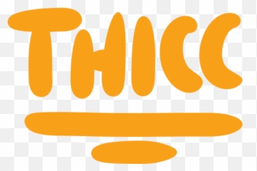 Thicc - Vertical Emoji,Thicc Emoji