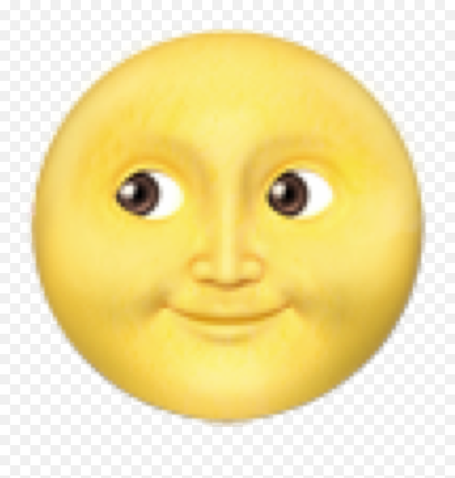 Moon Emoji Png - Ios Moon Emoji Png,Pleading Emoji
