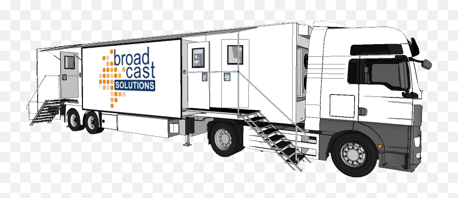 Outside Broadcasting Sticker By Broadcast Solutions Gmbh - Commercial Vehicle Emoji,Moving Truck Emoji