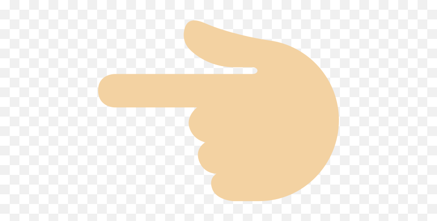 Backhand Index Pointing Left Emoji - Sign Language,Emoticon Dito Medio Whatsapp Download
