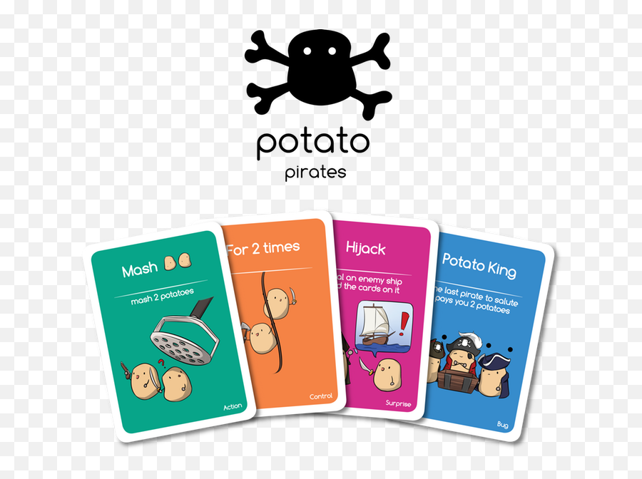 The Tastiest Coding - Potato Pirates Cards Emoji,Emotions Card Game