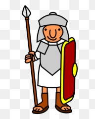 Roman Soldier Clipart I2clipart - Royalty Free Public Cartoon Easy Roman Soldier Emoji,Soldier Emoticons