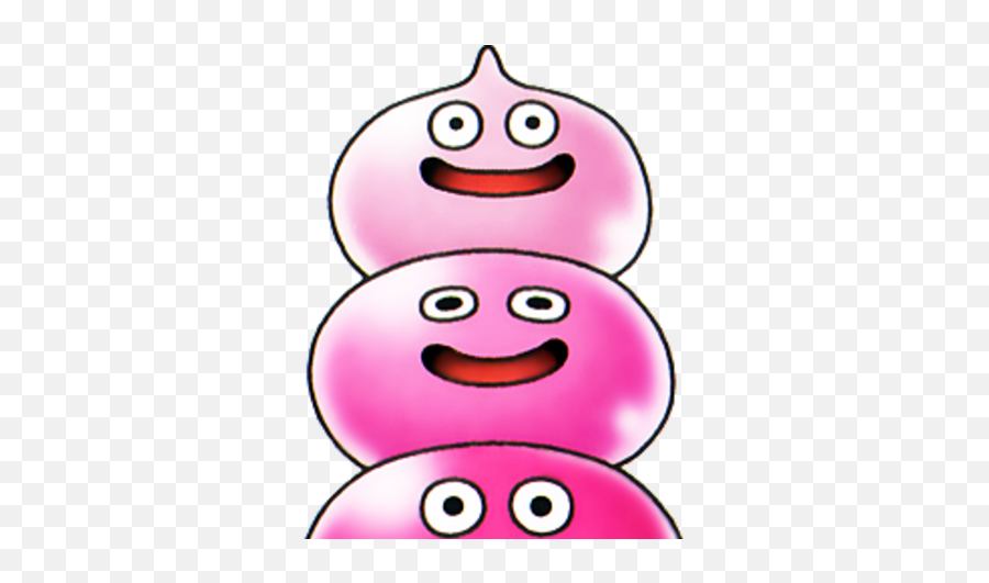 Slime Sisters - Pink Slime Slime Dragon Quest Emoji,G Dragon Emoticon