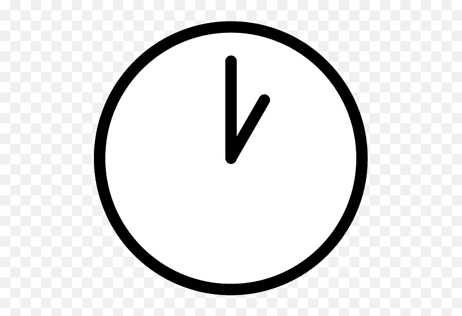 Five Oclock Emoji - Black Clock Emoji,5 Emoji