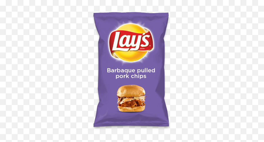 Barbaque Pulled Pork Chips Lays Chips Flavors Lays Potato - Hamburger Bun Emoji,Chips And Salsa Emoticon