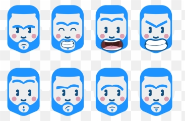Me In Vector Self Character Design - For Adult Emoji,Exaggerated Cartoon Expression Emojis