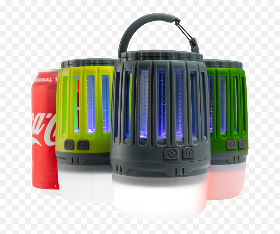 3 In 1 Waterproof Lantern Bug Zapper With Rechargeable Battery - Cylinder Emoji,Steel Emotion Face