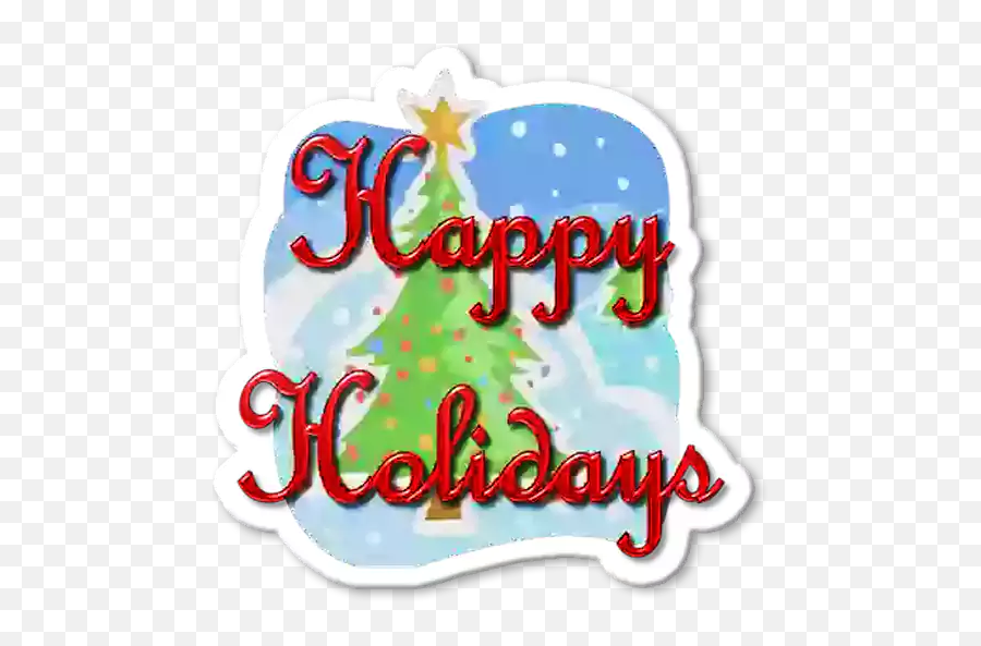 Happy Holiday Whatsapp Stickers - For Holiday Emoji,Holiday Emoji Stickers Free