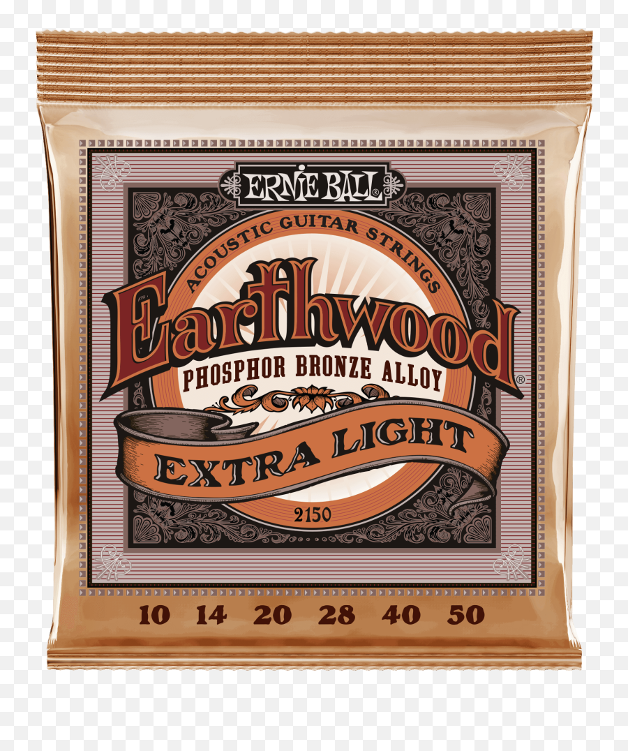 Earthwood Phosphor Bronze Acoustic Guitar Strings Ernie Ball - Ernie Ball Earthwood Light Emoji,Go Emotion Mjs Ultra Light