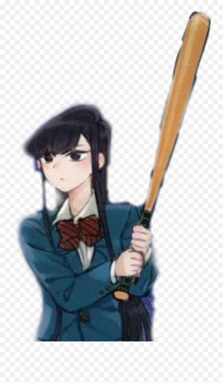 Komisan Manga Anime Meme Sticker By Captain Spice - Composite Baseball Bat Emoji,Lucille Baseball Bat Emojis